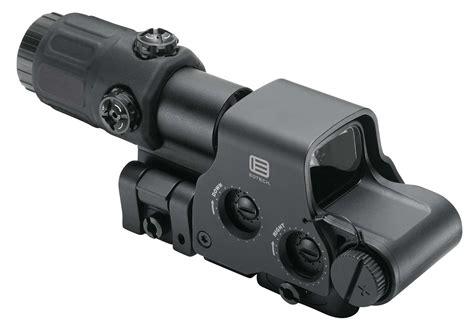 Eotech HHSI Hybrid Sight I Magnifier Combo 1x 65 MOA Ring/4 1 MOA Red ...