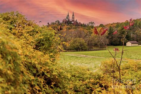 Holy Hill Fall colors 4 Photograph by Eric Curtin