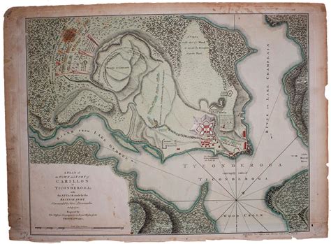 Fort Ticonderoga Map | American Battlefield Trust