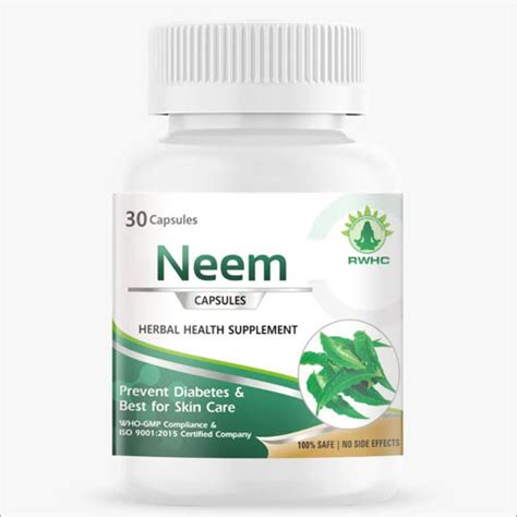 Neem Capsules at Best Price in Ludhiana, Punjab | Rishiwar Healthcare