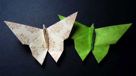 Origami butterfly instructions - learn how to make a paper butterfly in ...