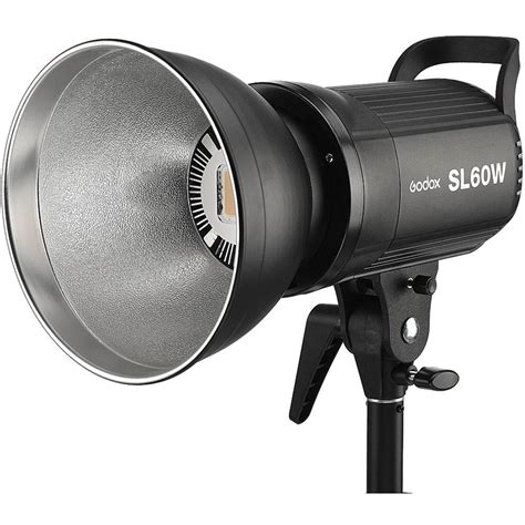 Godox SL60W + 2.4m Light Stand LED Video Light 5600K White Version ...