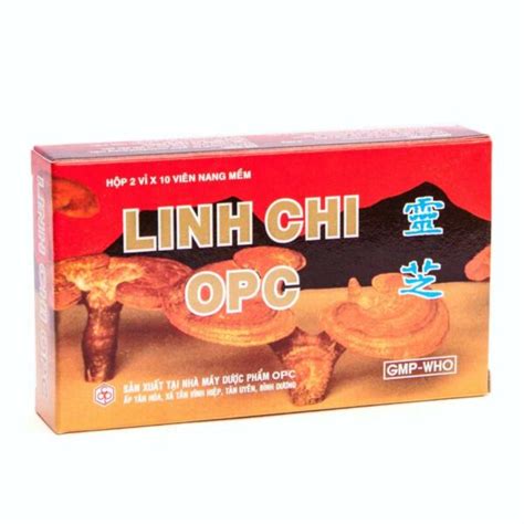 Linh Chi Sam OPC, Lingzhi mushroom from Vietnam with ginseng - 20 ...