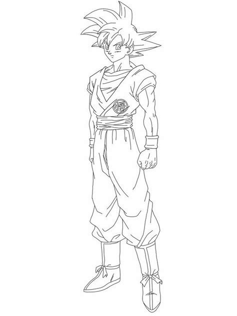 a drawing of gohan from dragon ball