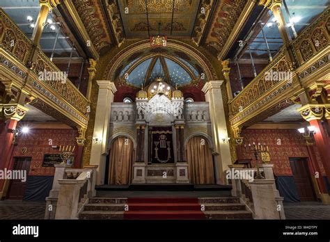 Temple synagogue in the Jewish district of Kazimierz, Krakow, Poland ...