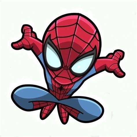 homem aranha chibi | Spiderman drawing, Spiderman art sketch, Spiderman art