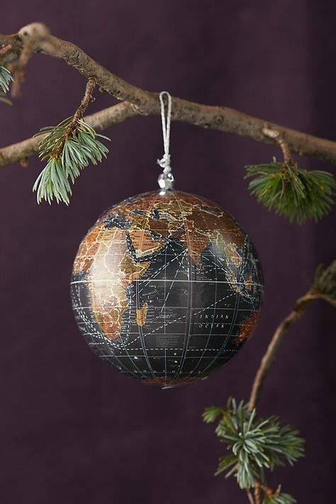 World Globe Ornament | Globe ornament, World globes, Christmas globes