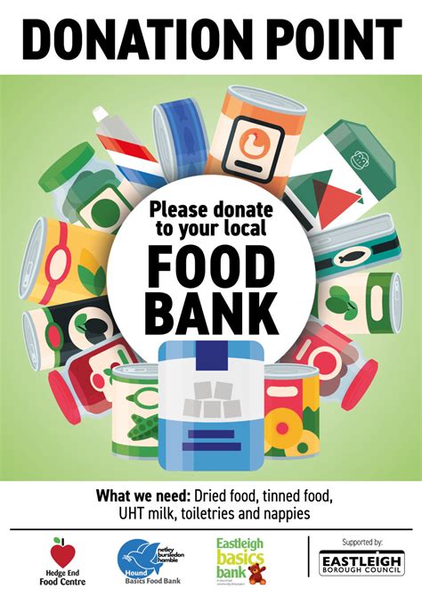 Food Bank Donation Points – Fair Oak & Horton Heath Parish Council