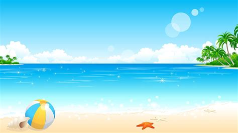 Cartoon Beach - Beach Background Cartoon - HD wallpaper | Pxfuel