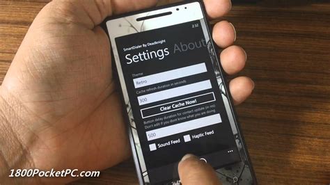 Smart Dialer Homebrew App for Windows Phone - YouTube
