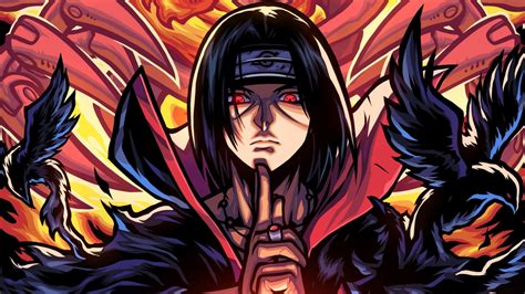 1366x768 Resolution Itachi Uchiha Cool Digital Art Naruto HD 1366x768 ...