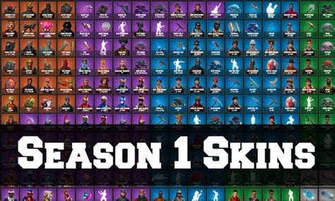 Fortnite Season 1 Skins - All Fortnite Season 1 Outfits & Skins