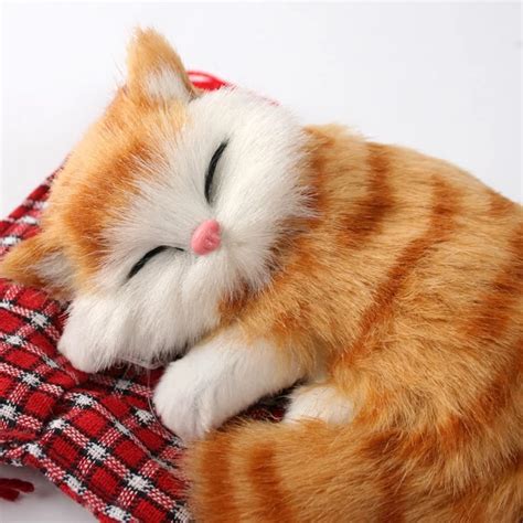 Aliexpress.com : Buy 6 Colors Cute Kitten Toys Simulation Animal Dolls ...