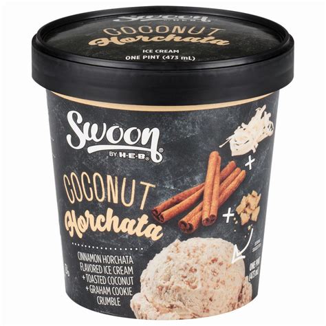 Swoon by H-E-B Coconut Horchata Ice Cream - Shop Ice Cream at H-E-B