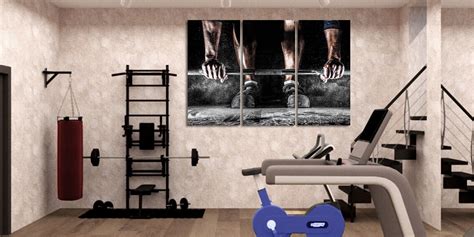 Gym Wall Art Canvas Set. Motivation Wall Decor. Office | Etsy