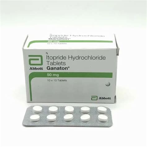 Itopride Hydrochloride 50 Mg Tablets, For Clinical at Rs 184.12/stripe ...