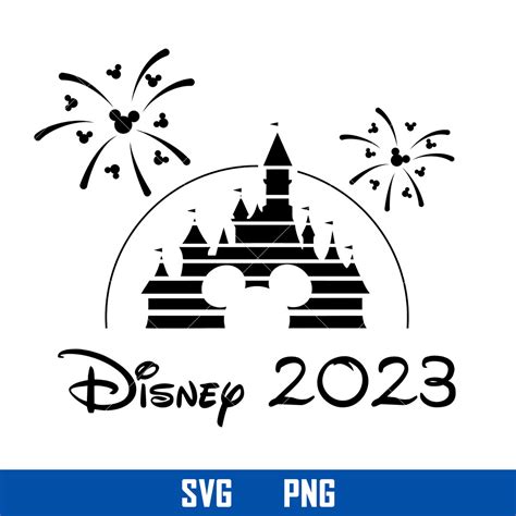 Disney 2023 Svg, Mickey Ears Castle Svg, Disney Svg, Png Dig - Inspire ...