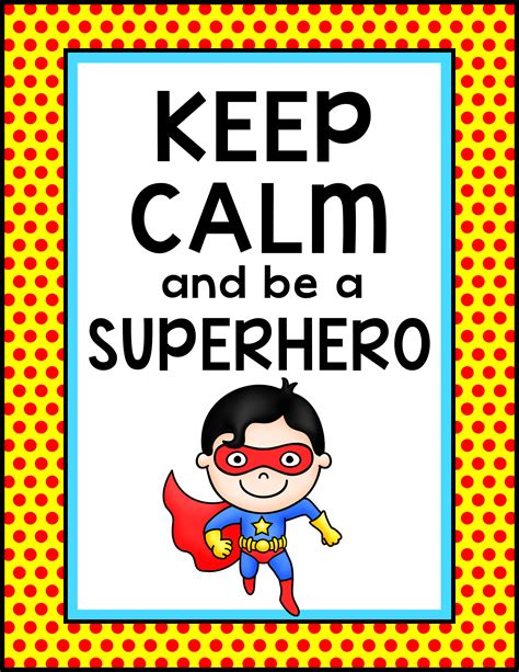 Free Superhero Poster | Superhero classroom, Superhero classroom theme ...