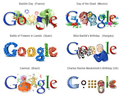 Google Doodles from Different Countries You Haven’t Seen | The Design ...