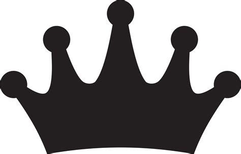 Tiara crown silhouette 4785560 Vector Art at Vecteezy