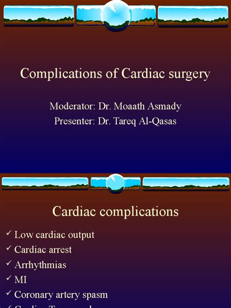 Complications of Cardiac Surgery | PDF | Bleeding | Heart