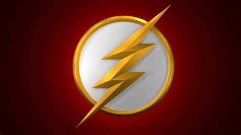 The Flash Logo Render | Flash logo, Flash wallpaper, The flash