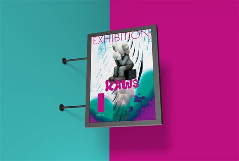 KAWS exhibition on Behance