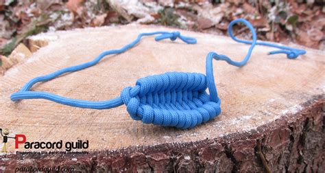 Braided/woven rock sling - Paracord guild