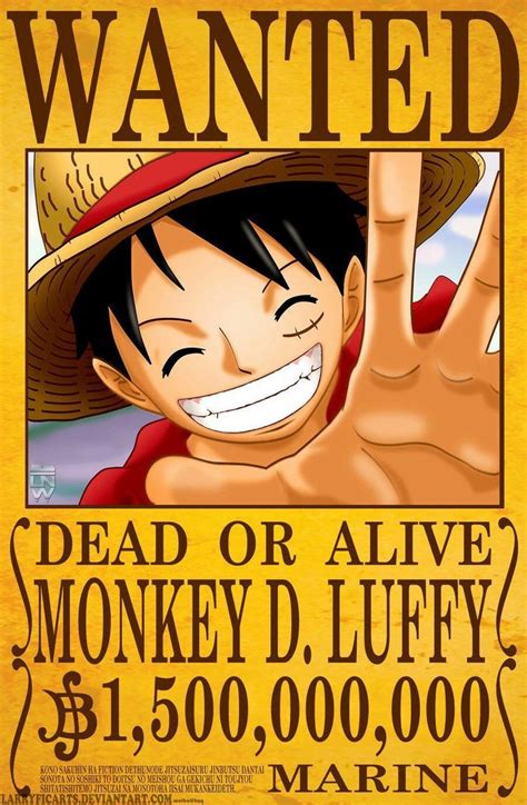 Poster buronan bajak laut topi jerami. | One piece recompensas ...