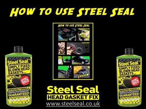 How to use steel seal head gasket repair | Steel seal, Seal, Steel