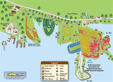 Gun Creek Campground Map