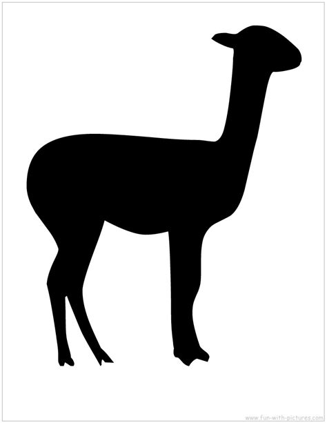 Llama Silhouette - ClipArt Best