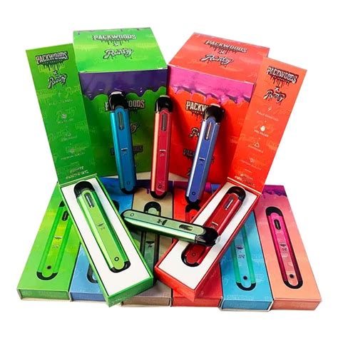 Nieuwste Packwoods Runtz X Wegwerp Vape Pen E Sigaretten Oplaadbare 350 ...