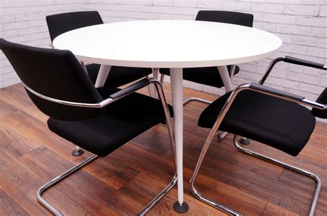 HERMAN MILLER ABAK ROUND MEETING TABLE - Office Resale