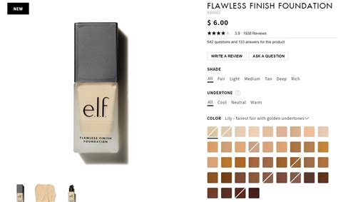 Elf flawless finish foundation expanded to 40 shades : r/PaleMUA