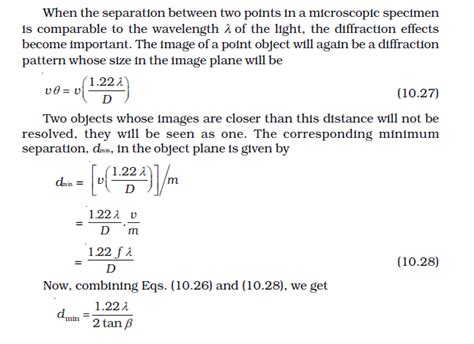 optics - Resolving power of microscope - Physics Stack Exchange