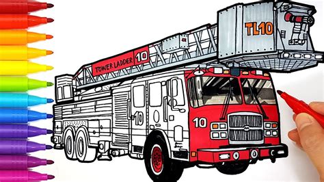 Firetruck Clipart For Pages