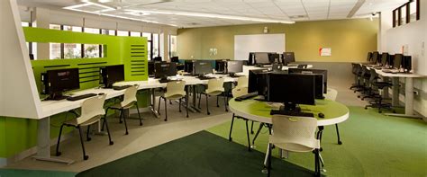 Computer Room With Students