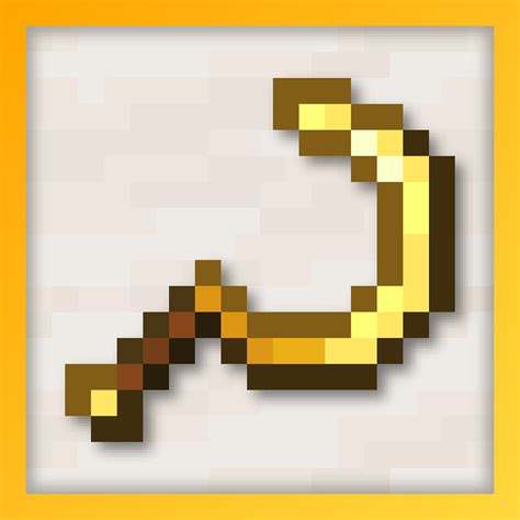 Golden Hoe to Sickle Minecraft Texture Pack