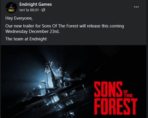 Sons of the forest trailer reveal : r/TheForest