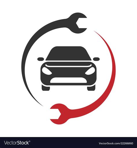 Auto service logo car repair icon vector image on VectorStock | Auto ...