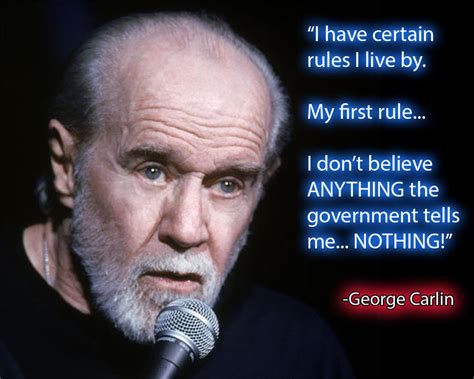 George Carlin Quote by CliffEngland on DeviantArt