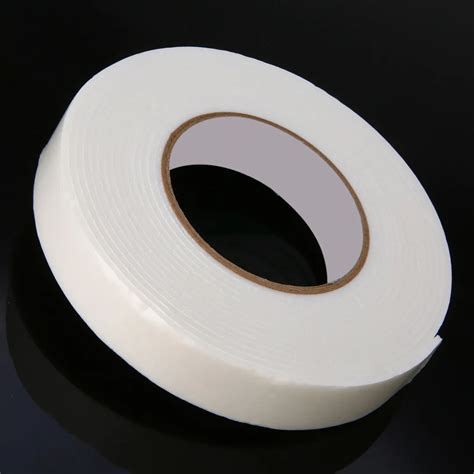 5M Double Sided Strong Tape White Double sided Foam Tape Sticky ...