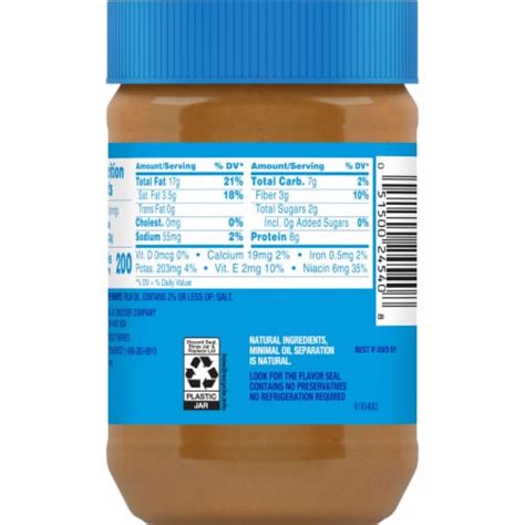 Jif® No Added Sugar Creamy Peanut Butter Spread, 15.5 oz - Fred Meyer