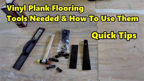 Quick Tips Vinyl Plank Flooring Tools Needed How to Use Them - YouTube