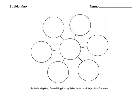 Free Bubble Map Template