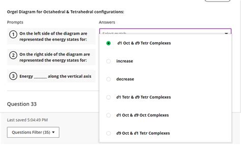 Orgel Diagram for Octahedral \& Tetrahedral | Chegg.com