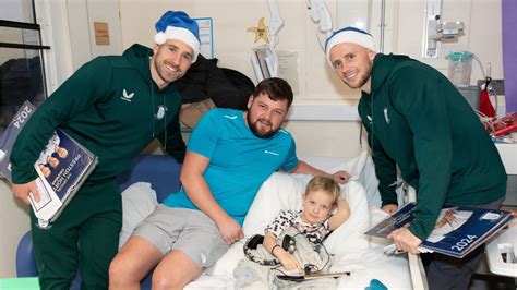 PNE Make Annual Visit to Royal Preston Hospital - YouTube