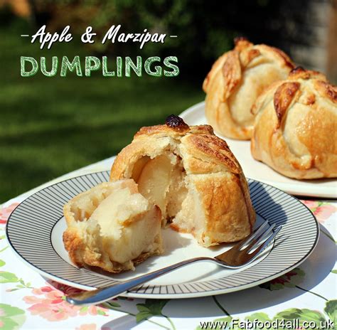 Apple & Marzipan Dumplings - Fab Food 4 All