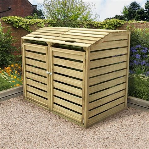 Outdoor storage shed for garbage cans ~ Spring Me